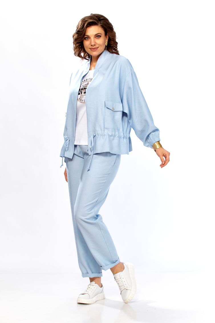 Комплект Ольга Стиль арт. С1011 голубой