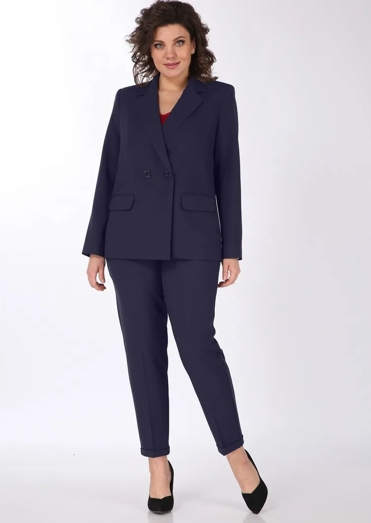 Garnitur Vilena-fashion #823 temno-sinij