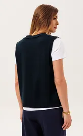 Waistcoat Romgil RV0469-ShE5 temno-sinij