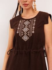 Sukienka Galean Style #894.2 korichnevyj