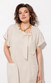 Sukienka Anastasia MAK 1326 bezhevyj