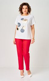 Брюки Rumoda 2289 красный