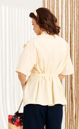 Блузка Elletto Life 13004 масло