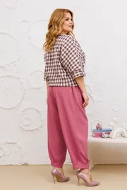 Zestaw Michel Chic #1342/1 kletka, lilovyj