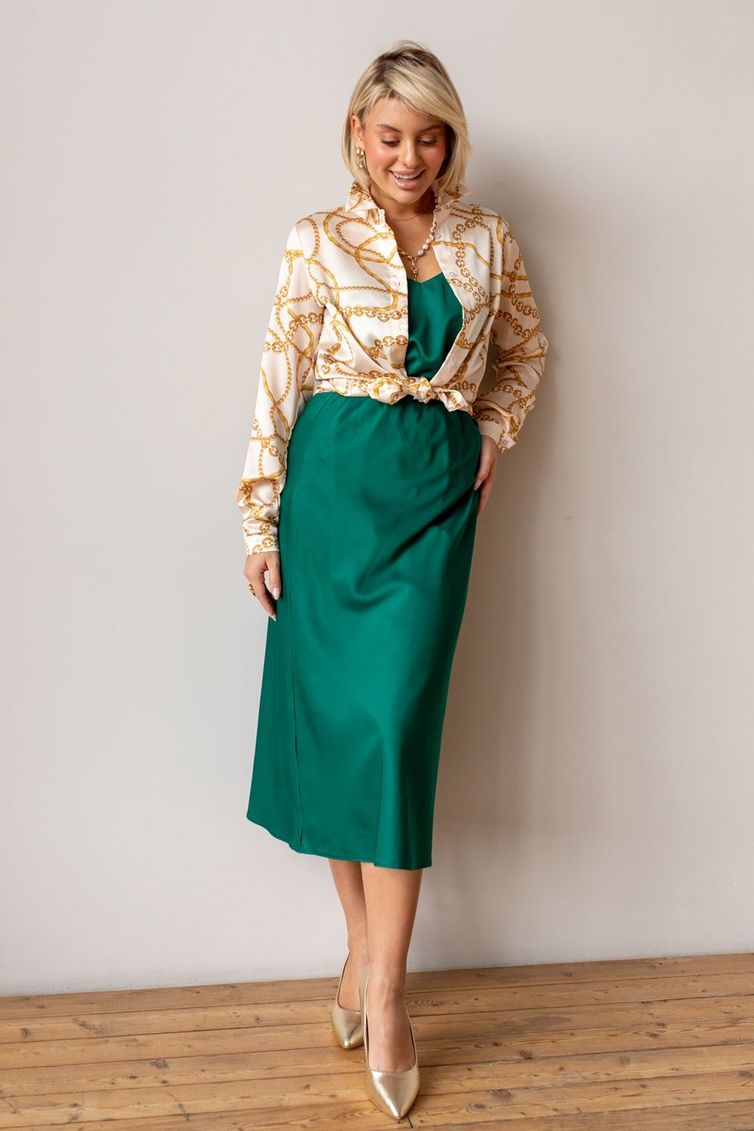 Blouse TOOK A LOOK & Angelika #TB-34 cepi-bezhevyj