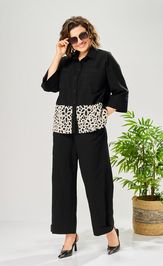 Костюм Ava fashion М-204 черный