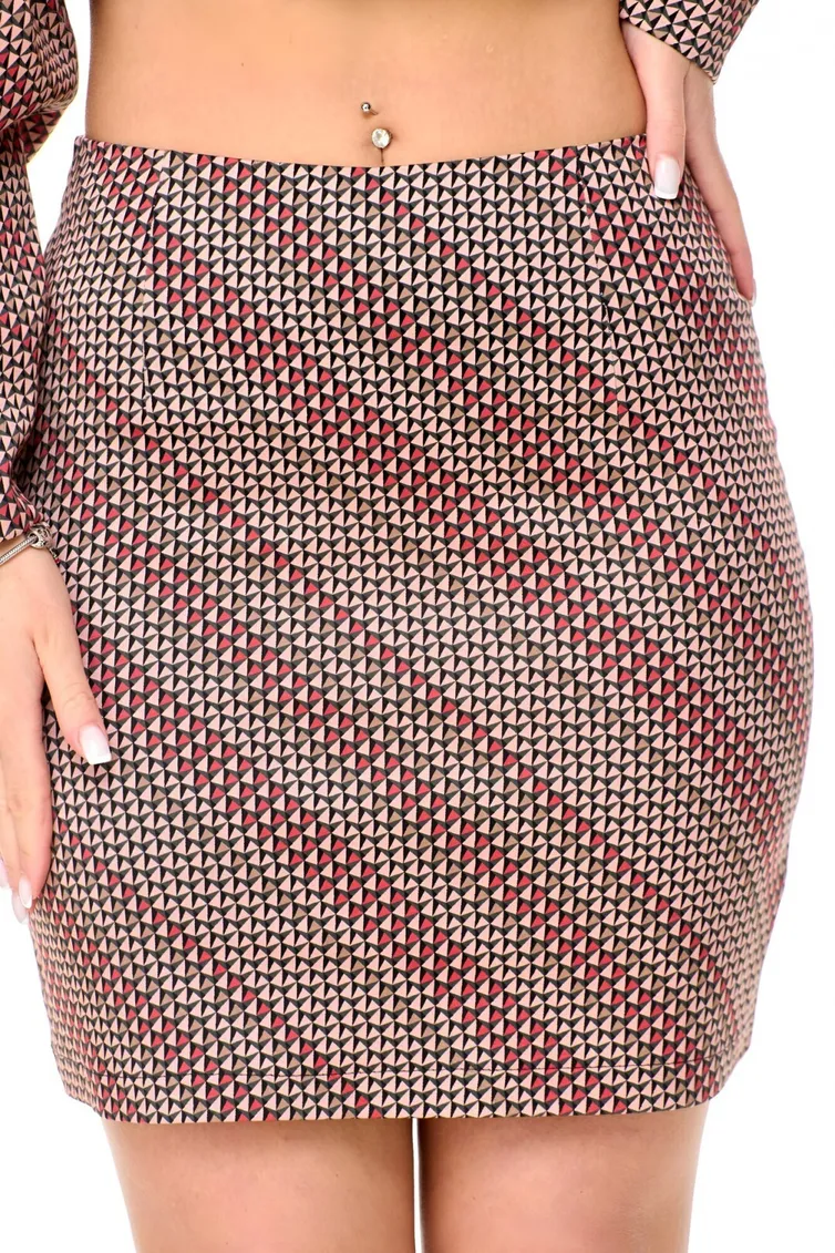 Skirt Abbi #5019.2 bezhevyj