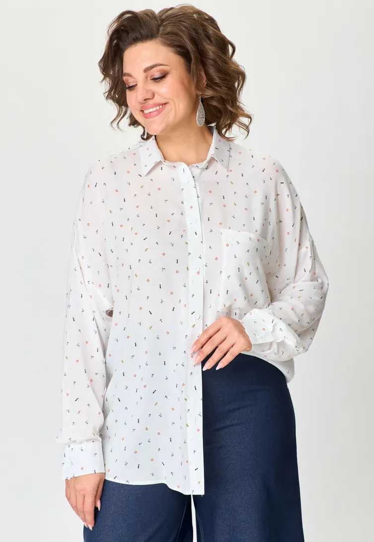 Блузка Michel Chic арт. 769/1 белый