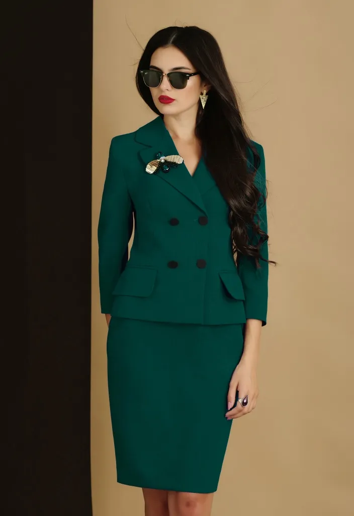Костюм Лиссана арт. 2905 зел