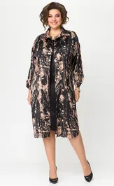 Dress Соломея Люкс 961 kapuchino