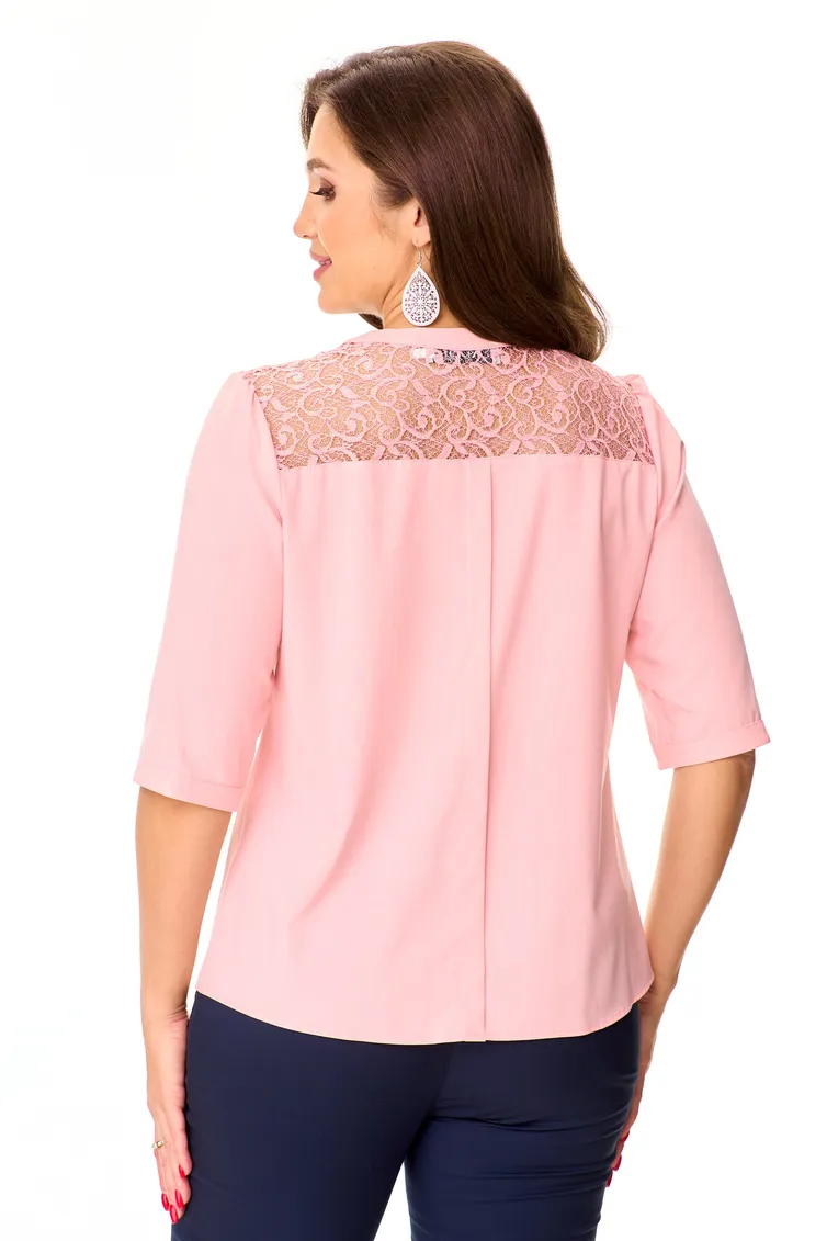 Bluzka Abbi #4039 rozovyj