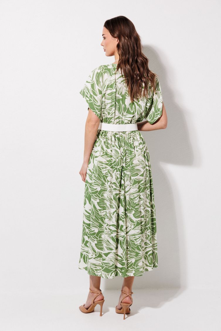 Платье Люше арт. 4381 зеленый