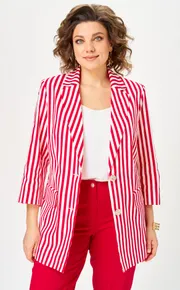 Garnitur BelElStyle #762-324/609-323 krasnyj/poloska