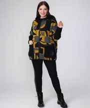 Sweter BONADI #1807 gorchica