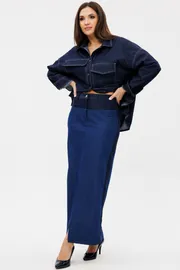 Skirt Ma Cherie #2076 sinij