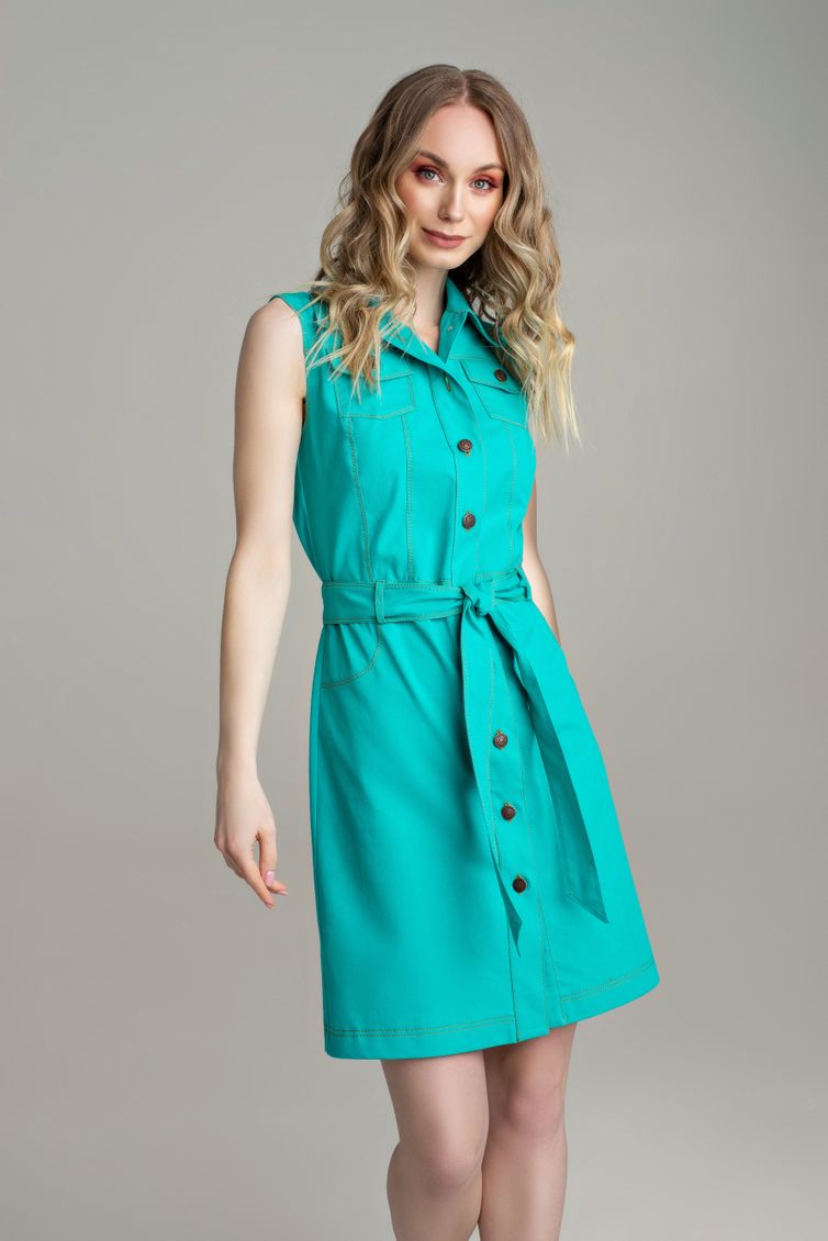 Dress MARIKA #427 biryuza