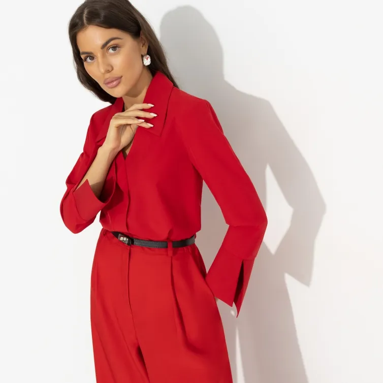 Блуза CHARUTTI арт. Амбассадор стиля (red)