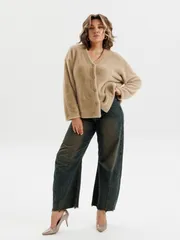 Cardigan Anelli Laurel #1661 bezhevyj pushistik