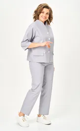Костюм Vilena-fashion 1159 серый