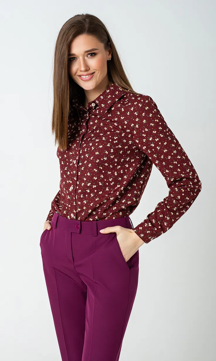 Bluzka MARIKA #442 Bordo
