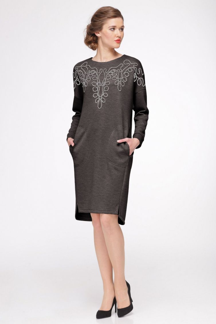 Sukienka Faufilure Outlet #S421 korichn