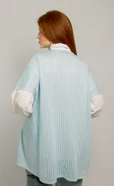 Sweter BELANGE 3388 goluboj