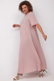 Sukienka BegiModa #1049 pylnaya roza