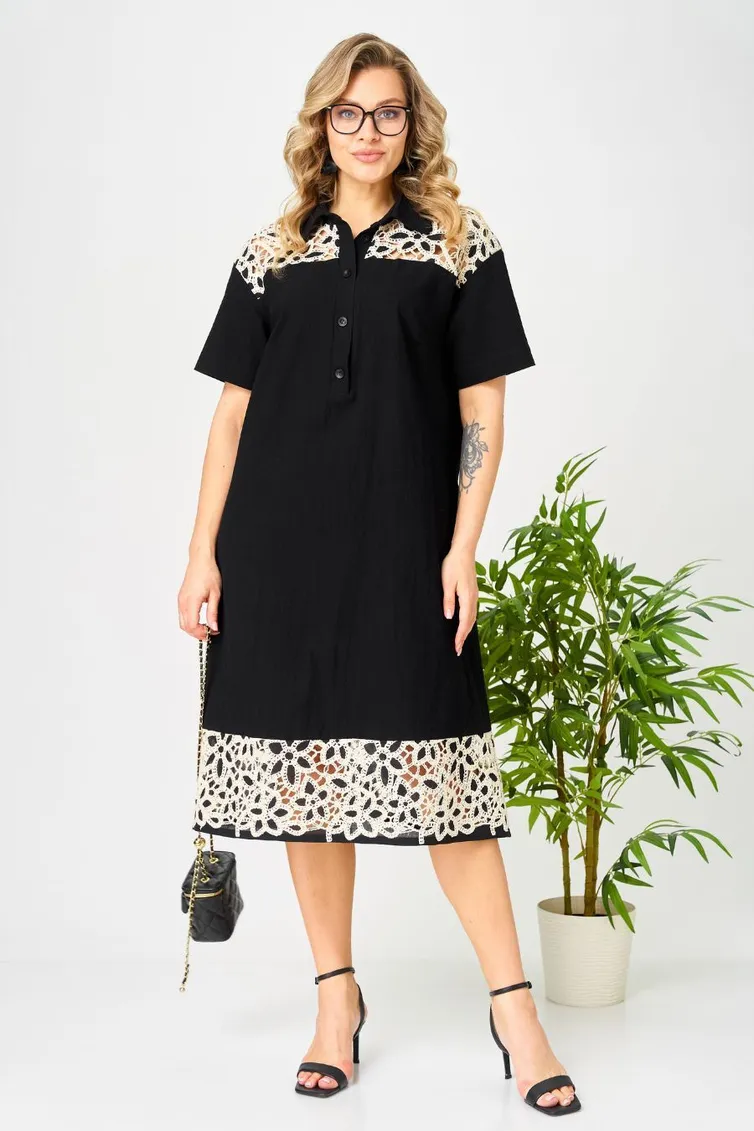 Sukienka Ava fashion #M-193 chernyj