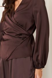 Блузка Panda арт. 119440 коричневый