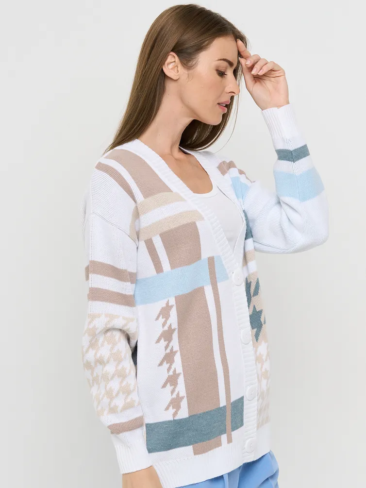 Sweter Newvay #7232-14099 bel/vanil/gol stal/zhemuzhno-gol/kakao