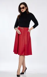 Skirt Klever 0225 krasnyj