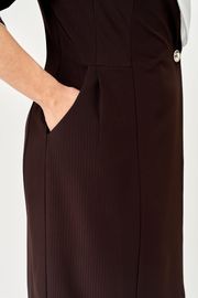 Платье Anastasia MAK арт. 1308 коричневый