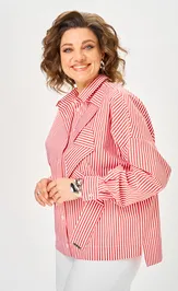 Блузка Michel Chic 798 полоска красная