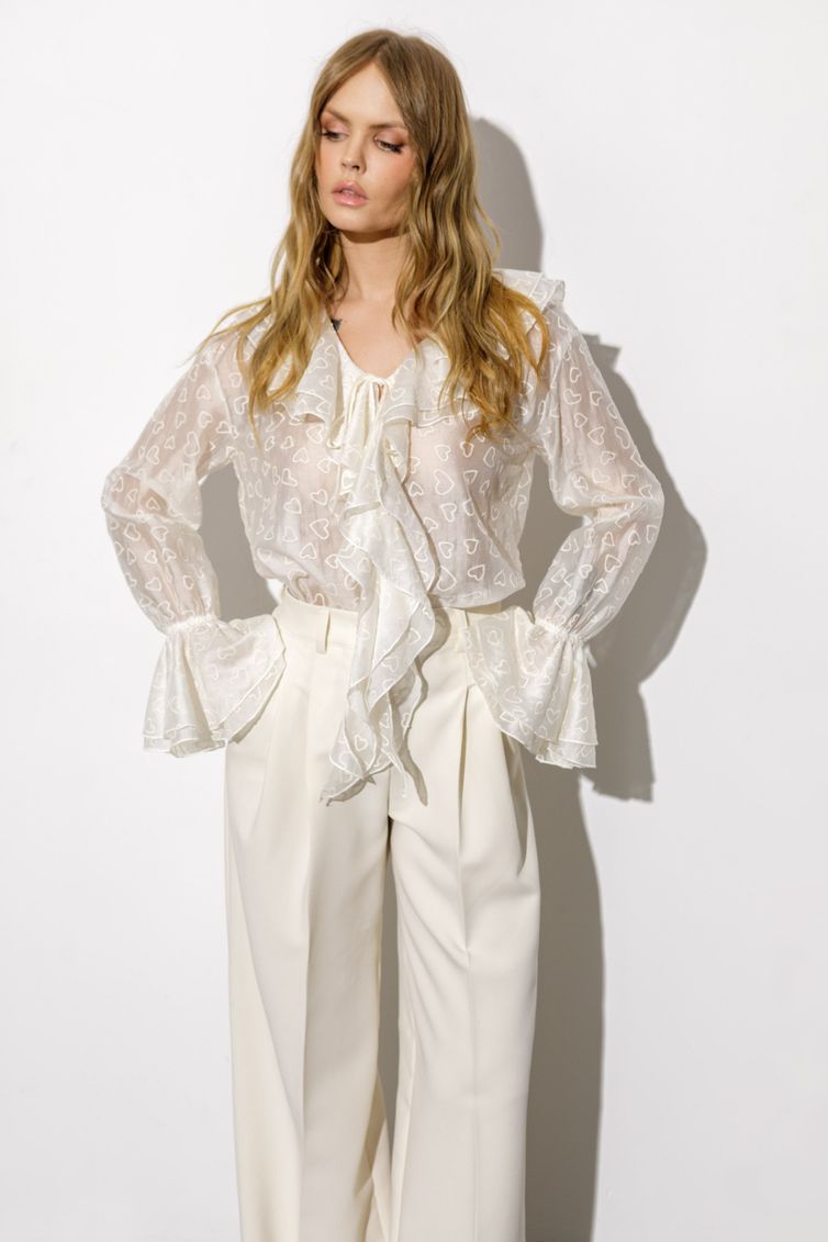 Блуза Pirs арт. 6686 светло-бежевый