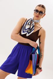 Trousers, overalls, shorts Anelli Laurel #1895 vasilek