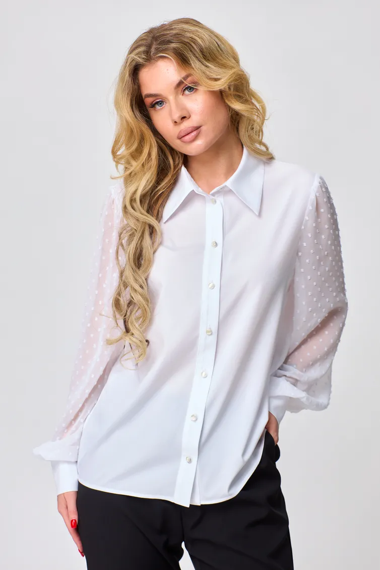 Blouse Abbi #4025 belyj