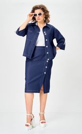 Костюм Vilena-fashion 1152 джинс