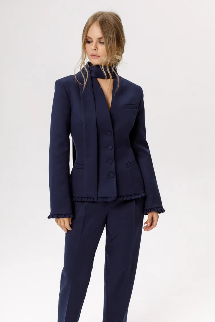 Suit Pirs #6614 temno-sinij