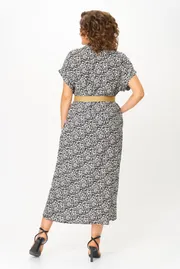 Платье Michel Chic арт. 993/2 чёрный, белый