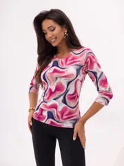 Blouse nika.pl #010135 Aga-1 krasno-sin
