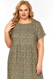 Dress LadyThreeStars #2682 myatnyj print