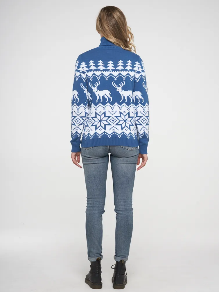 Swetry, kardigany, żakiety Newvay #5222-4016 denim/bel