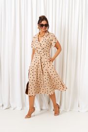 Платье Beautiful & Free арт. 6411 бежевый
