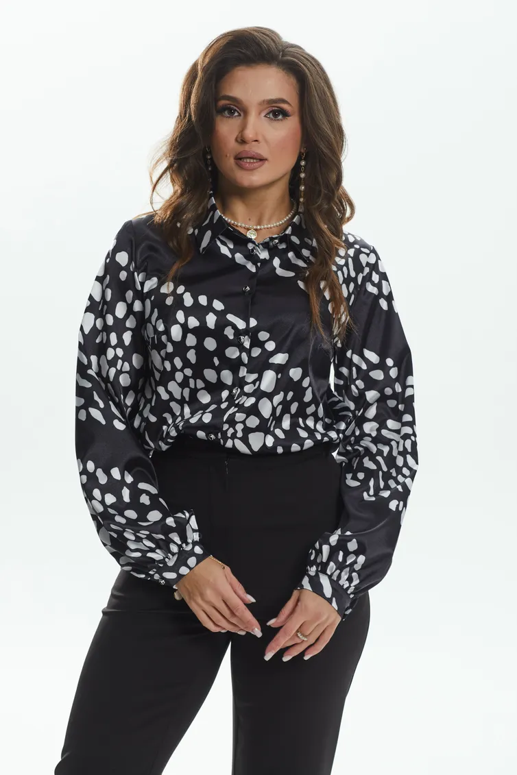 Bluzka MALI #623-074 belye kamushki