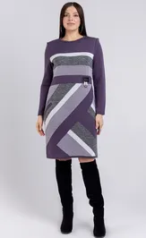 Dress BONADI 1346 baklazhan