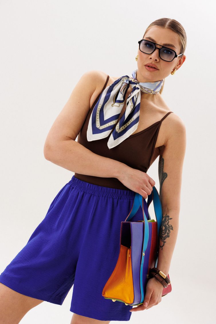 Trousers, overalls, shorts Anelli Laurel #1895 vasilek