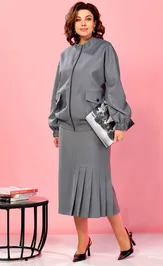 Костюм Ava fashion М-179 серый