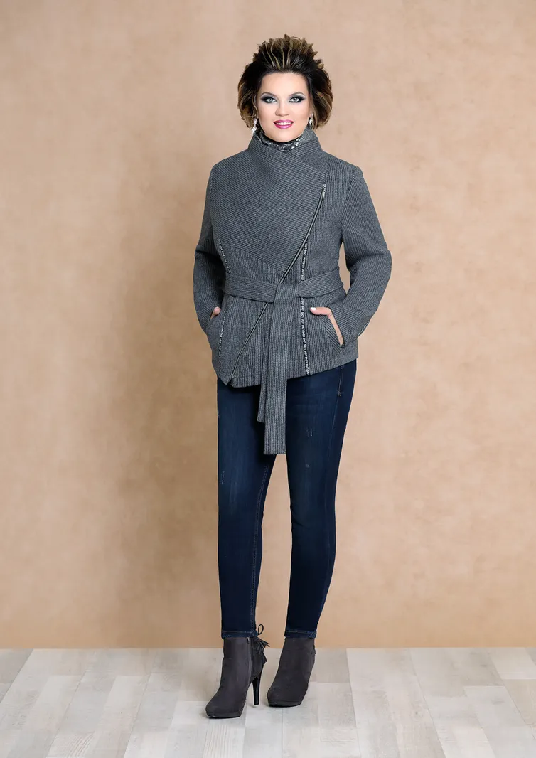 Куртка Mira Fashion арт. 4491 сер