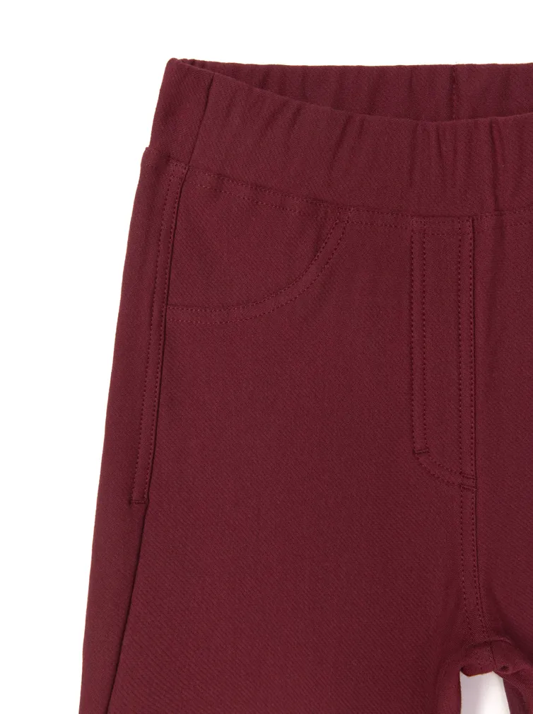 Spodnie Conte Elegant #18S-559TSP dark bordo 164