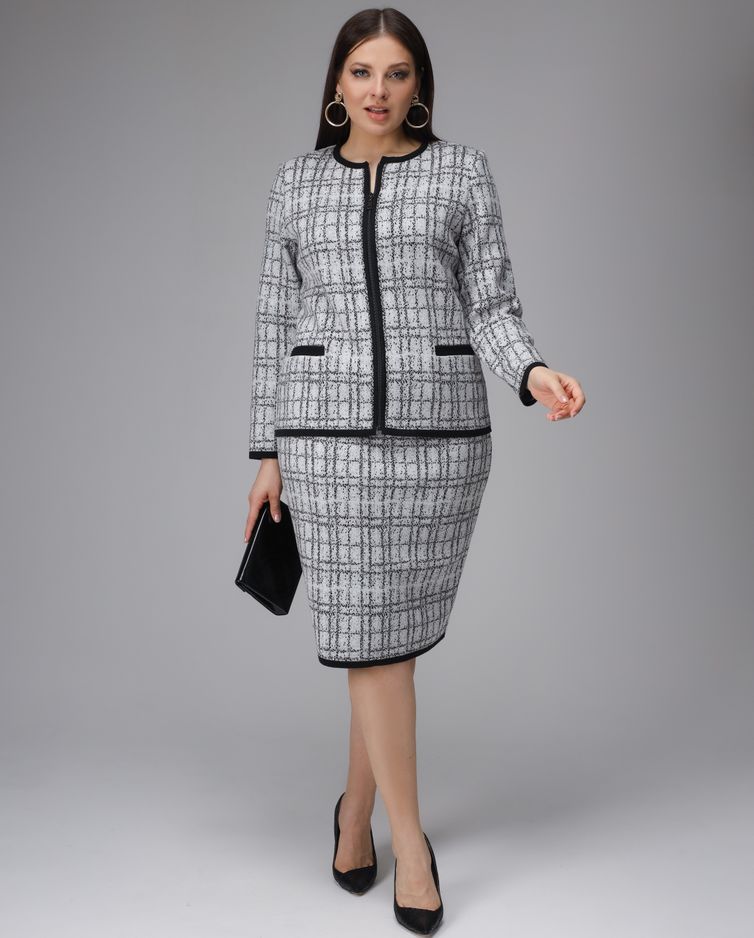 Костюм BONADI арт. 1883 черно-белый